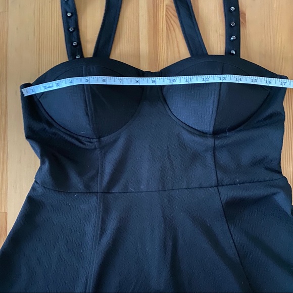 NWOT Material Girl Black Studded Dress - Picture 7 of 16